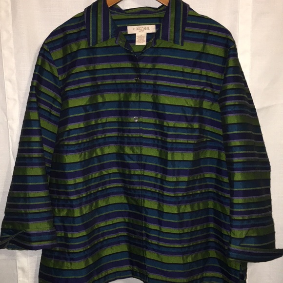 Clothes brand blazer/jacket size 1X women’s - Picture 2 of 6